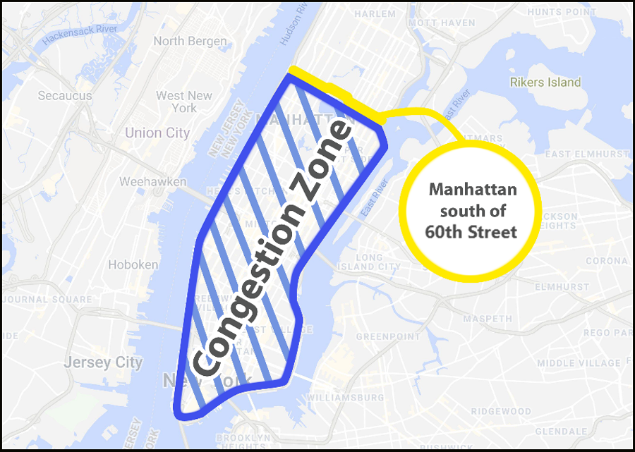 The Congestion Zone is Manhattan