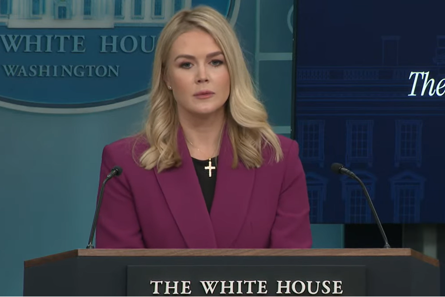 Press Secretary Karoline Leavitt Holds First News Briefing